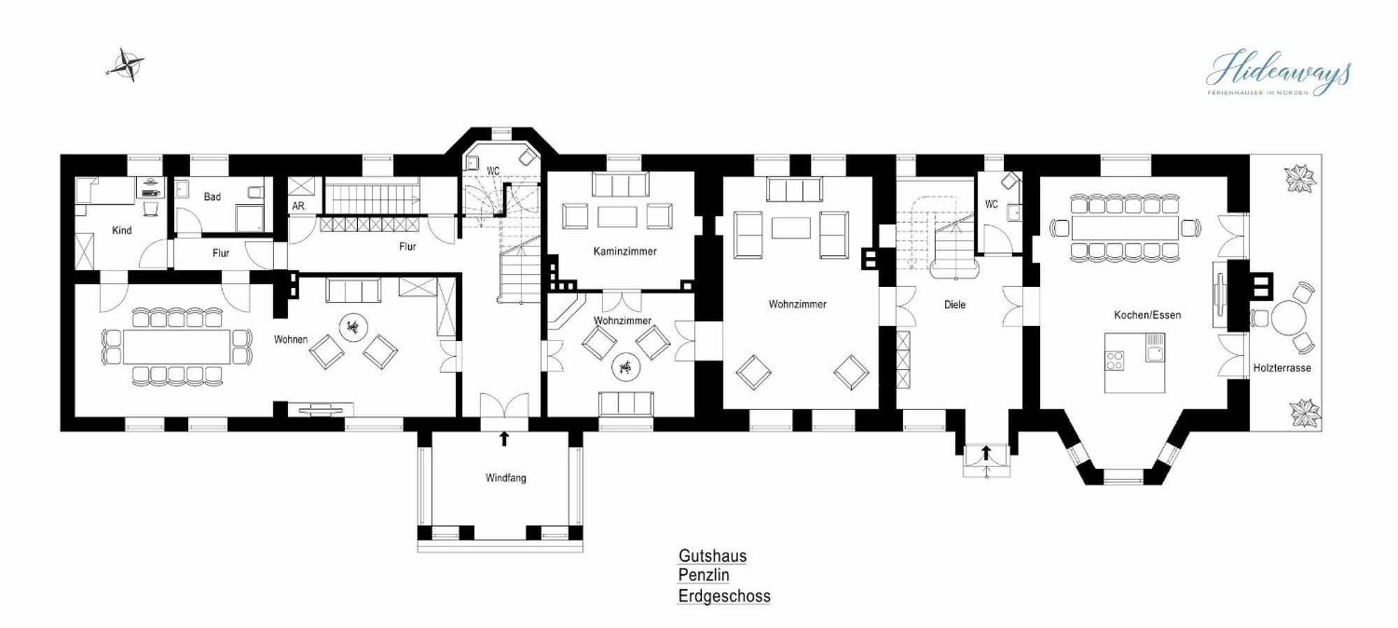 Gutshaus Penzlin Villa Meyenburg  Bagian luar foto